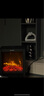ROBINHOOD洛宾汉石墨烯取暖器家用大面电壁炉仿真火焰速热节能省电暖气暖炉客厅卧室智能语音暖风机25年新款 北欧黑【语音款】HP02 实拍图