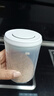 安扣 零食密封罐塑料密封罐保鲜罐收纳家用咖啡豆茶叶五谷杂粮罐 PP-圆形350ml*2 实拍图