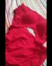 美·雅·挺本命年大红色内衣女文胸套装结婚无钢圈无痕胸罩马年新年 L码 实拍图