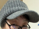 探营者帽子冬季男女老年人100%纯羊毛针织毛线鸭舌帽防风保暖加厚护耳帽 深灰 (100%羊毛） 均码 实拍图