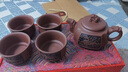 云禅尚陶紫砂壶宜兴名家纯全手工家用功夫茶具紫泥浮雕泡茶套装功夫茶具 龙行天下套壶 300ml 老紫泥款 实拍图