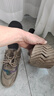 卡帝乐鳄鱼（CARTELO）男鞋冬季加绒休闲鞋子男保暖棉鞋男雪地靴高帮运动鞋 驼色加绒 40 实拍图