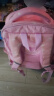 巴布兔书包小学生女生新款高颜值一二四到六年级轻便减负格子女童双肩包 紫色（星黛兔+手表+3装饰扣+卡片 大号适合3-6年级使用 实拍图