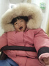 戴维贝拉（DAVE＆BELLA）小童连帽上衣三防男宝宝外套休闲儿童衣服女童羽绒服秋冬新款童装 粉色【DB6328-A】 120 cm（建议身高110-120cm） 实拍图