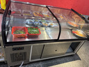 扬子三阶梯凉菜熟食卤菜烧烤商用冷藏柜展示柜冰柜保鲜柜冷冻冰台 2024B款/基础款/上冷藏下储物 1600x910x1020mm 实拍图