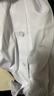 南极人衬衫男 纯色长袖商务衬衫男士棉质舒适衬衣外套修身西装白衬衫男M 实拍图