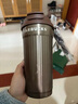 星巴克（Starbucks）棕金鎏光系列双饮口不锈钢桌面杯470ml水杯子保温杯生日礼物 实拍图