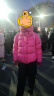 坦博尔羽绒服女短款可脱卸围巾领泡芙保暖女士外套530338Z 花汐粉 160  实拍图