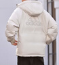 adidas 600蓬拒水保暖双面穿休闲连帽鸭绒羽绒服男女秋冬阿迪达斯 岩层深土地棕   S   实拍图