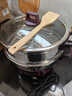 惠当家（Hui Dang Jia）电锅多功能电热锅电炒锅一体炒菜锅家用电蒸锅多用途锅电煮锅不锈钢电火锅 32cm双笼（升级定时款） 实拍图
