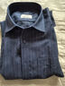 杉杉【磨毛加厚】衬衫男长袖士秋季商务休闲色织竖纹舒适上衣男装衬衣 实拍图