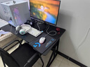 米客米家电脑桌台式电竞桌椅套装卧室家用学习写字办公桌子书桌简易工作台 【昇级加厚25mm】炫酷黑120*60CM 实拍图