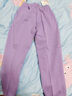 361°童装 儿童裤子25春季男女童3-14岁针织长裤 【加绒】紫霞 160 实拍图