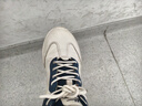 回力(Warrior)休闲鞋百搭男鞋运动鞋子男士 3386M 米蓝加绒 43 实拍图