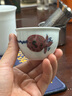 九土青花釉里红茶杯陶瓷家用主人杯品茗杯功夫茶具杯子茶盏 青花釉里红【石榴款】 实拍图