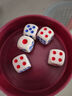 妙记骰子骰盅色盅彩色五件套装色子筛盅酒吧塞子甩盅配30颗骰子MJ8373 实拍图