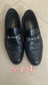 金利来（Goldlion）男鞋皮鞋乐福鞋时尚个性舒适套脚商务休闲鞋58013089501A黑色38 实拍图
