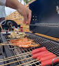 FIREPLUS烧烤炉烧烤架家用大号户外别墅庭院美国BBQ美式烧烤炉闷烤炉碳烤 庭院焖烤炉+煎盘（赠防雨罩） 实拍图