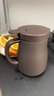 膳魔师（THERMOS）保温壶800ml大容量316L不锈钢闷茶壶家用暖水壶TEHB-800S BR 实拍图
