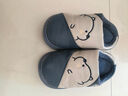 乐拖侧脸熊 棉拖鞋男秋冬季防水保暖厚底棉鞋情侣居家拖鞋 藏青38-39 实拍图