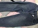 顶峰保罗（Dingfengbaoluo）水洗复古牛仔裤男士秋季保暖加绒加厚宽松休闲长裤子74青蓝L 实拍图