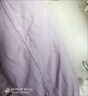 雅鹿短款羽绒服女2024年反季冬季保暖连帽学生韩版宽松小个子通勤外套 浅紫 S (155) 【推荐105斤以内】 实拍图