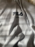FILA 斐乐官方情侣款连帽卫衣秋季新款纯棉宽松针织长袖上衣加绒 【加绒】云雾花灰-MG XL 实拍图