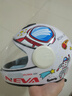 3c国标认证儿童头盔电动车男女孩冬季摩托车骑行全盔3-10岁 新国标A类珍珠白太空梦-透明镜片 实拍图