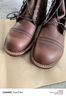 红翼（Red Wing）短筒靴皮靴复古工装靴棕色秋冬男靴8111固特异伞兵靴机车靴25新款 棕色8111-AMBER 40 实拍图