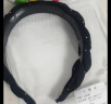 向晚高颅顶发箍女头箍高级感水钻气质洗脸压碎发发卡生日礼物 黑色 实拍图