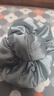 美肤语缎面枕头睡眠大肠发圈女蓝色 法式大号睡觉发绳卷发头绳MF8797 实拍图