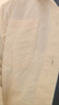 MUJI 男式 棉水洗牛津 立领衬衫 长袖休闲百搭男士衬衣外套纯棉全棉 原色 L (175/100A) 实拍图
