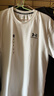 安德玛（Under Armour）短袖T恤男 26春季新款运动服跑步健身训练打底衫弹力透气圆领T恤 【弹力快干】【Tech面料】白色 XL (180/100A) 实拍图