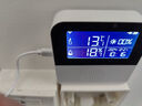 锦亨源远程涂鸦wifi智能数显温湿度计大屏高精度室内家用挂墙婴儿房实验室壁挂手机远程实时监控温湿度表 温湿计插电款【断电续航，高精度】 实拍图