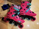 米高 轮滑鞋儿童SC6溜冰鞋男女高端平花鞋初学全套装锁轮旱冰鞋 SC6粉色鞋一双 L （37-40） 实拍图