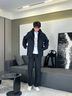Calvin KleinJeans【户外防风防水】三合一内胆登山徒步冲锋夹克外套J400483 BEH-太空黑 XL 实拍图