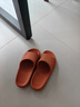 果洛菲（GUOLUOFEI）2025新款拖鞋男厚底情侣款家居拖鞋踩屎感凉拖鞋女  黑色 42-43 实拍图