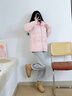 QGF加绒加厚棉衣棉服女冬季新款保暖美式立领外套高级感宽松百搭棉袄 浅绿色 M 实拍图