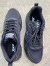 特步运动鞋跑步鞋男网面透气软底男鞋时尚轻便减震耐磨防滑休闲鞋子男 黑灰-条纹经典【推荐】 42 实拍图
