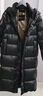 鸭鸭（YAYA）90鹅绒羽绒服女过膝长款2024年冬季新款加厚连帽户外极寒黑金外套 黑色 L /165 实拍图
