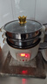电蒸锅蒸煮炖锅一体大容量小型多功能家用三层预约定时电蒸笼电火锅多用途锅早餐蒸包子蒸煮一体锅电煮锅炒锅 22CM米白色(智能款)二层蒸笼 实拍图