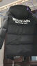 雪中飞童装男童羽绒服中大童加厚女童中长儿童羽绒服黑色120 实拍图