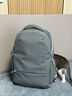 宜丽客（ELECOM）都市休闲双肩包女新款大容量防泼水多功能背包书包电脑包16英寸 太空灰【L码】 实拍图