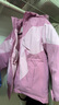 【御寒系列】太平鸟童装女童羽绒服冬装蝴蝶结三防滑雪服外套 实拍图