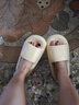 红豆静音拖鞋女士夏季外穿2026新款室内家居浴室防滑eva凉拖男踩屎感 米白 38-39 适合37-38（内长240mm） 实拍图