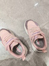 巴布豆（BOBDOG）童鞋秋季儿童运动鞋革面软底女童跑步鞋101543176嫩粉/藕荷紫27 实拍图