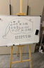 得力（deli）4K空心画板双面用素描可擦水彩水粉颜料画架板绘图板写生速写艺术画板HS913-4K速写儿童节礼物女孩 实拍图
