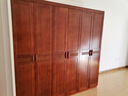 木缇森中式胡桃木实木衣柜卧室大容量储物挂衣收纳柜现代简易出租屋衣橱 六门衣柜 实拍图