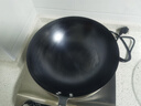苏泊尔（SUPOR）凹面电磁炉专用铁锅不生锈防粘锅炒菜锅铁锅无涂层燃气家用炒锅 锅+锅盖【凹面电磁可用】 32cm 实拍图