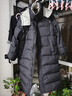 BOBBY BIZZ时尚男装2024冬季新款95%鹅绒连帽中长款加厚保暖男士羽绒服外套 黑羽金钻（男女同款） 3XL 【180-210斤/白鹅绒406g】 实拍图